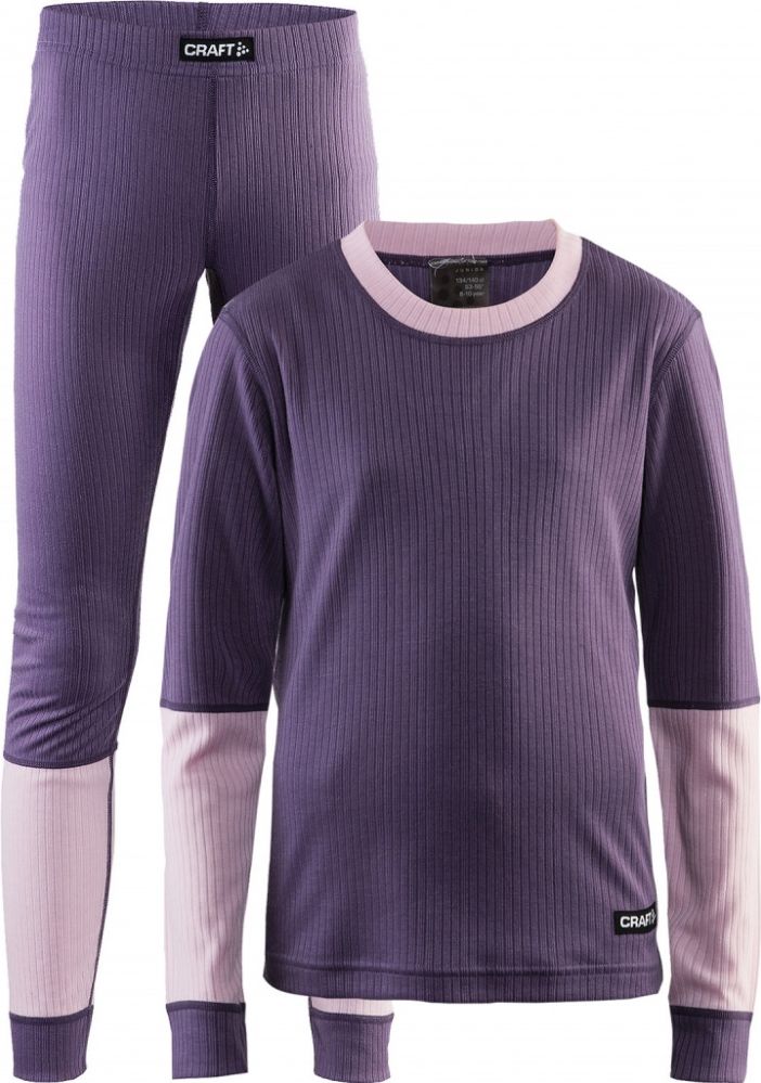 CRAFT Baselayer JR fialová 1905355 750701Fialová set triko spodky - obrázek 1