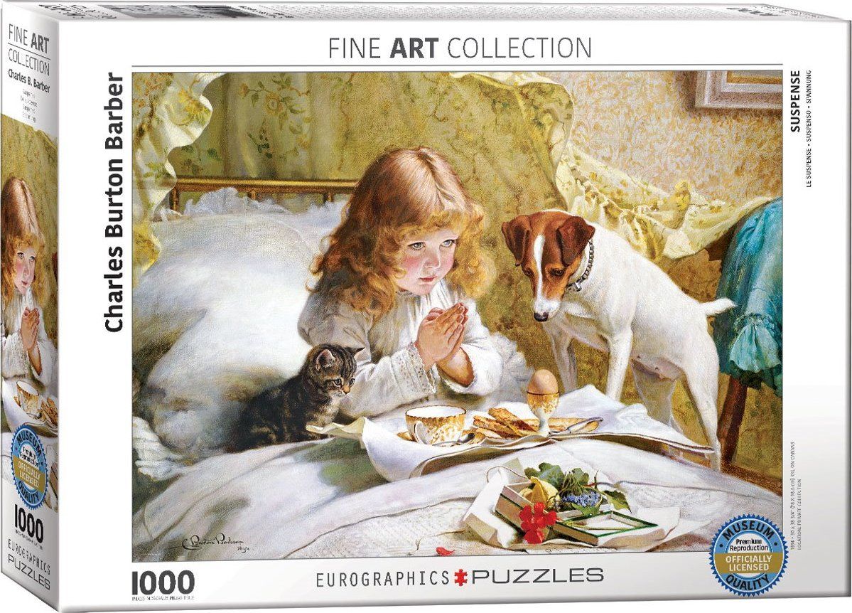 EUROGRAPHICS Puzzle Modlitba před jídlem 1000 dílků - obrázek 3