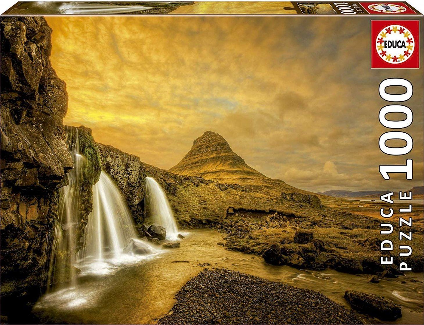 EDUCA Puzzle Vodopád Kirkjufell, Island 1000 dílků - obrázek 2