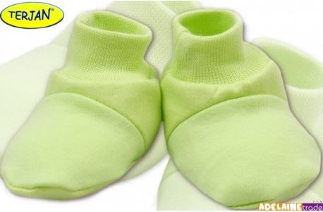 Botičky/ponožtičky BAVLNA - sv. zelené/pistacie - obrázek 1