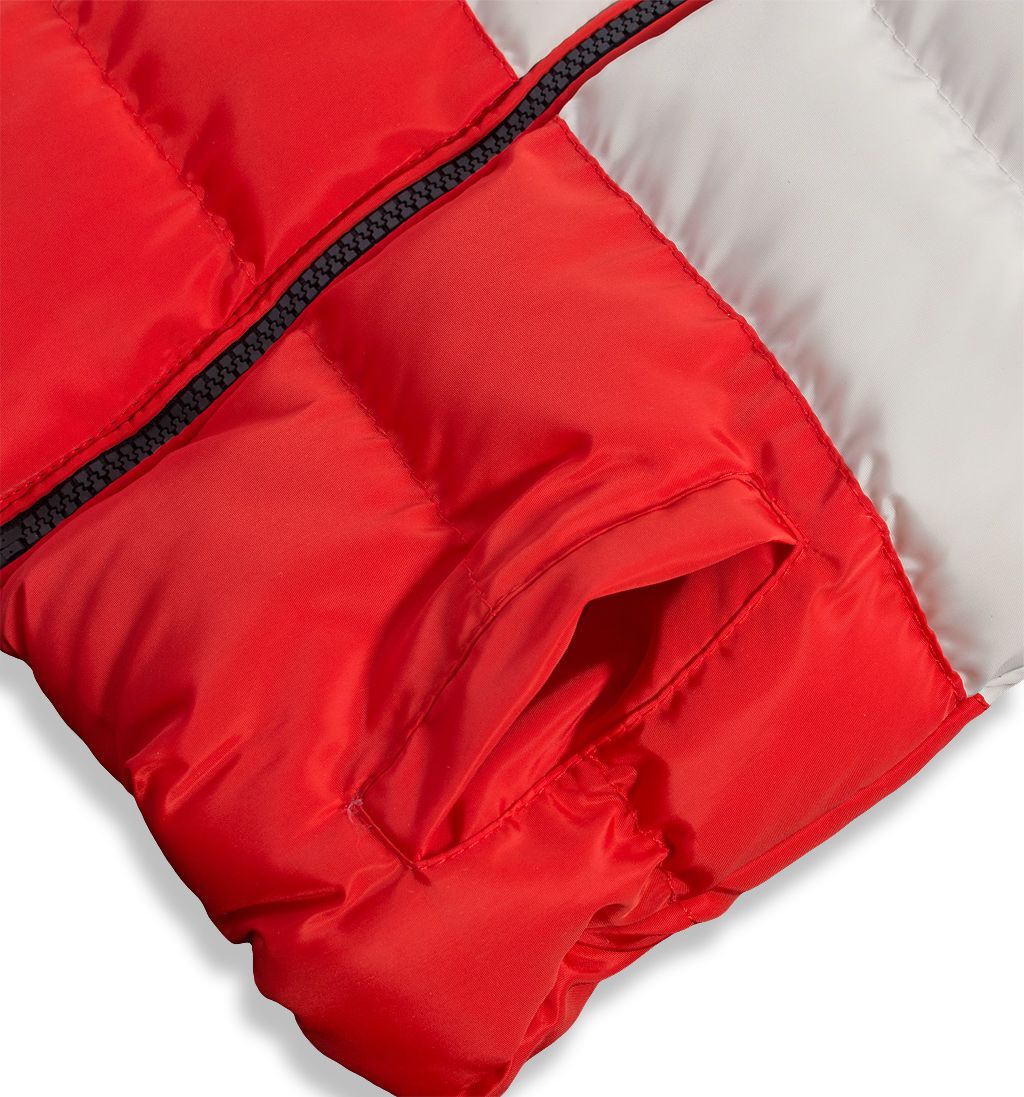 Dětská zimní bunda LEMON BERET MINI ADVENTURES červená Velikost: 68 - obrázek 6