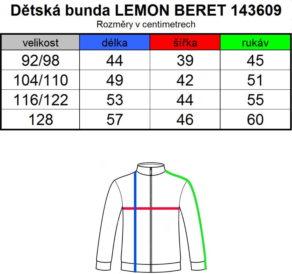 Chlapecká zimní bunda LEMON BERET COLORADO červená Velikost: 128 - obrázek 7