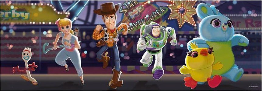 DINO Panoramatické puzzle Toy Story 4, 150 dílků - obrázek 1
