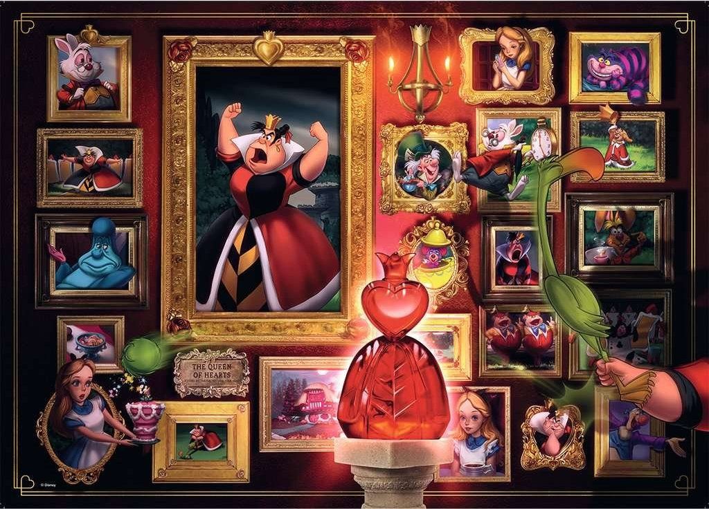 RAVENSBURGER Puzzle Villainous: Srdcová královna 1000 dílků - obrázek 2