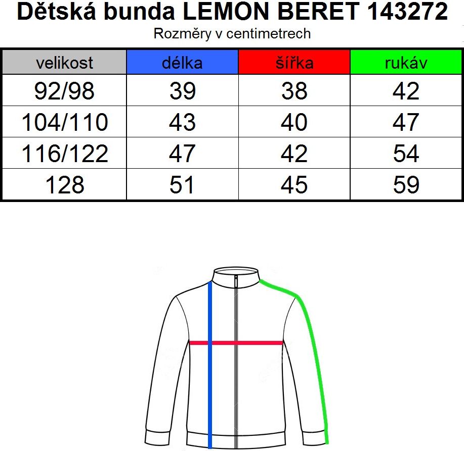 Chlapecká zimní bunda LEMON BERET PŘÍŠERKY modrá Velikost: 104-110 - obrázek 9