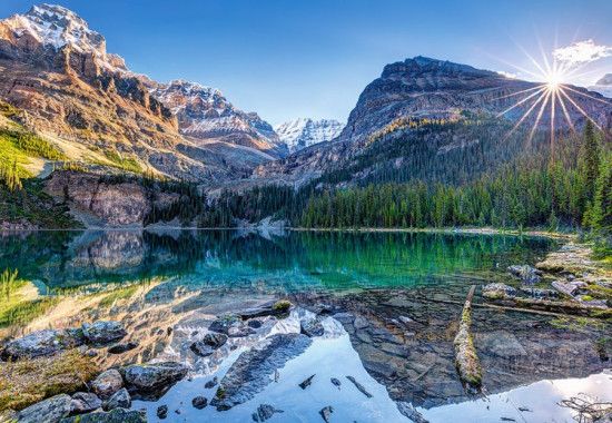 CASTORLAND Puzzle Jezero O`Hara, Kanada 1000 dílků - obrázek 1