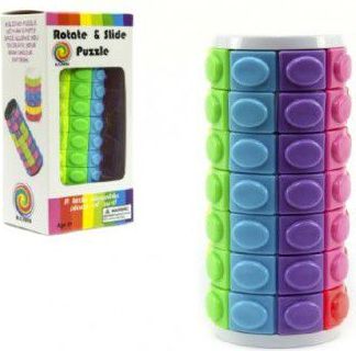 Hlavolam barevný plast 9cm - obrázek 1