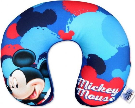 Setino - Cestovní polštářek okolo krku - Mickey Mouse - Disney, 31 x 26 x 8 cm - obrázek 1