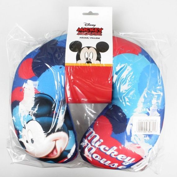 Setino - Cestovní polštářek okolo krku - Mickey Mouse - Disney, 31 x 26 x 8 cm - obrázek 2