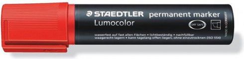 Permanentní popisovač  "Lumocolor 388", červená, 2-12 mm, klínový hrot, STAEDTLER - obrázek 1