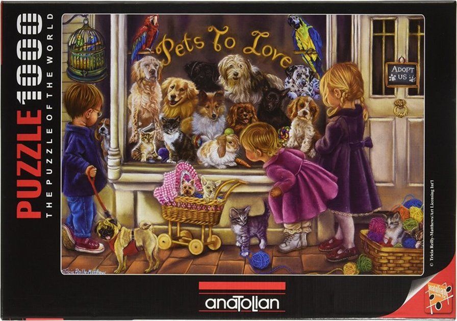 ANATOLIAN Puzzle Domácí mazlíčci 1000 dílků - obrázek 2