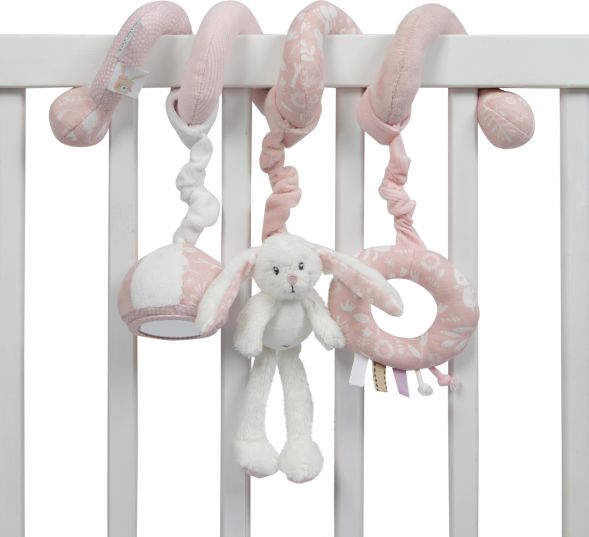 Little Dutch Plyšová spirála zajíčci Pink - obrázek 1