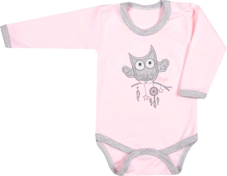 Kojenecké body New Baby Owl růžové 86 (12-18m) - obrázek 1
