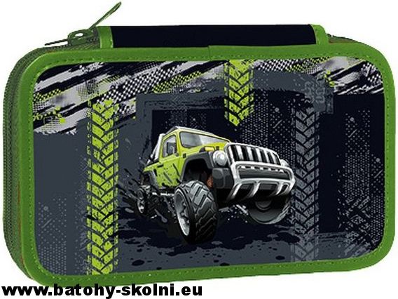 Školní penál třípatrové pouzdro Stil Offroad - obrázek 1