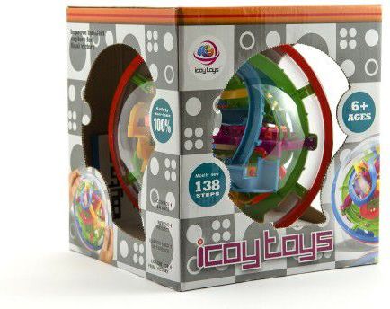 Teddies Perplexus 50127 Hlavolam Bludiště 3D koule plast 17cm - obrázek 2