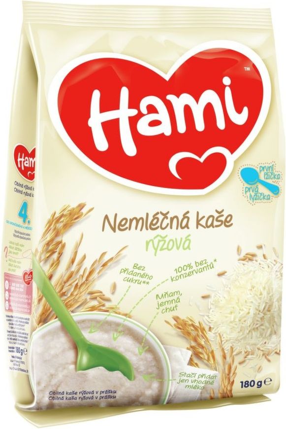Hami kaše rýžová neml. 180g 4M - obrázek 1