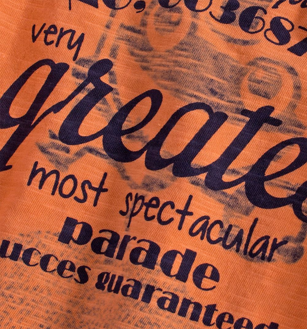 Kojenecké tričko PEBBLESTONE GREATEST oranžové Velikost: 68 - obrázek 2