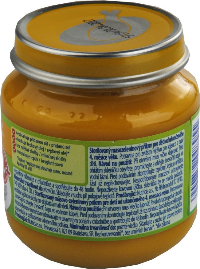 Hami příkrm zelenina s kuřecími prsy 125g 4M - obrázek 2