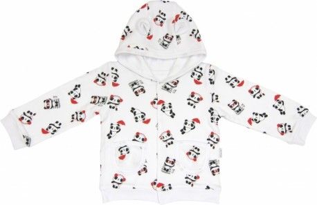 Mikinka s kapucí Panda, Velikost koj. oblečení 86 (12-18m) - obrázek 1