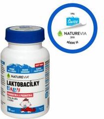 Swiss NatureVia Laktobacílky baby 30 kapslí - obrázek 1