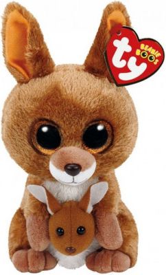 Plyš Beanie Boss KIPPER brown kangaroo - obrázek 1