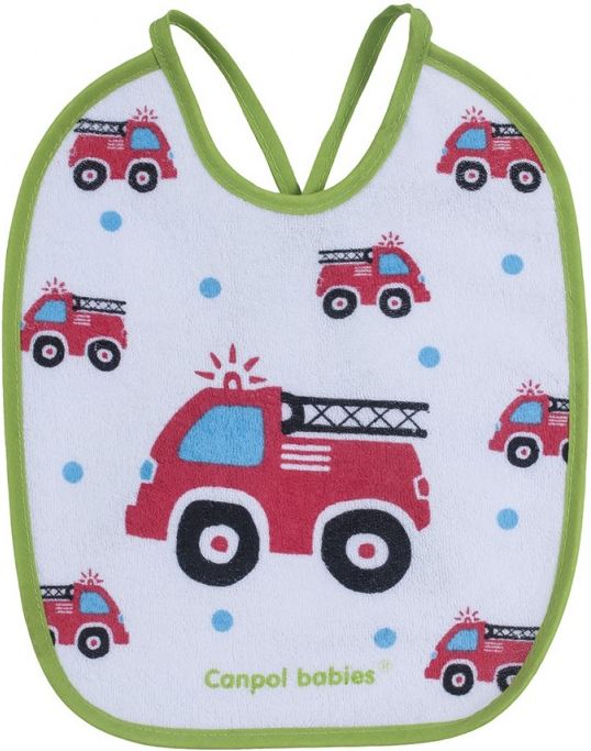 Dětské bryndáky Canpol babies froté 3ks VEHICLES 15/108 - obrázek 2