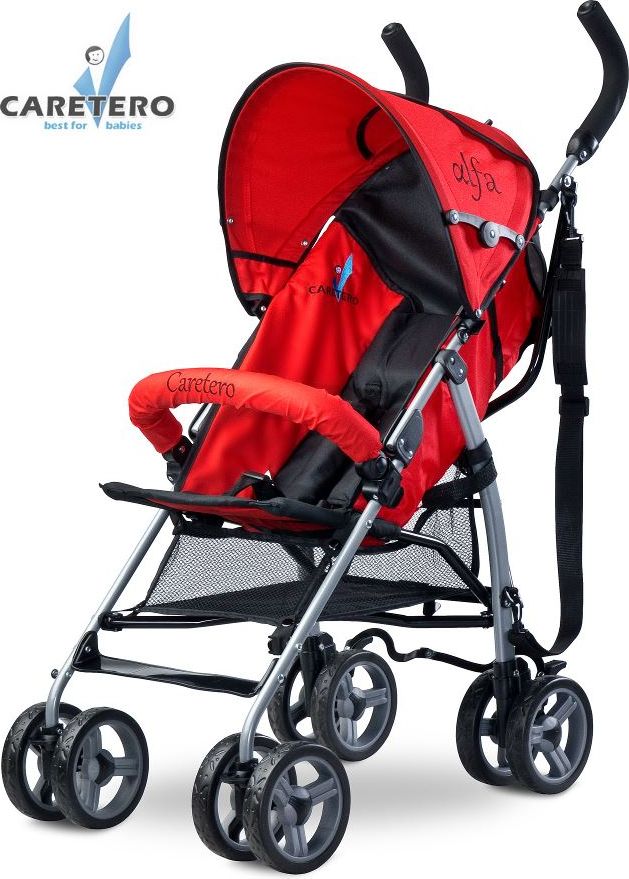 Golfový kočárek Caretero Alfa red - obrázek 1