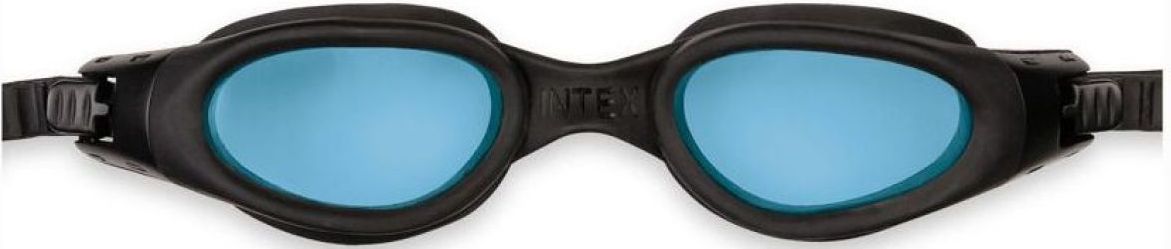 Intex 55692 Brýle plavecké profi Černé s modrými skly - obrázek 1