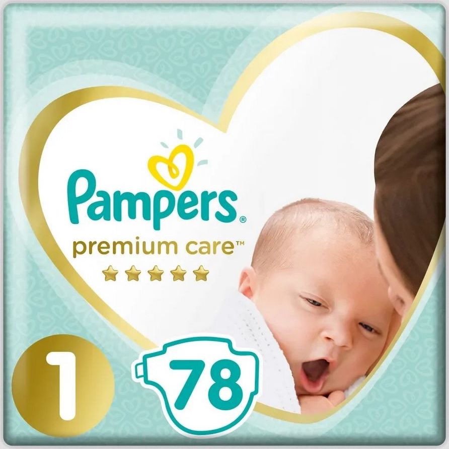 Pampers Premium Care 1 Newborn 78ks - obrázek 1