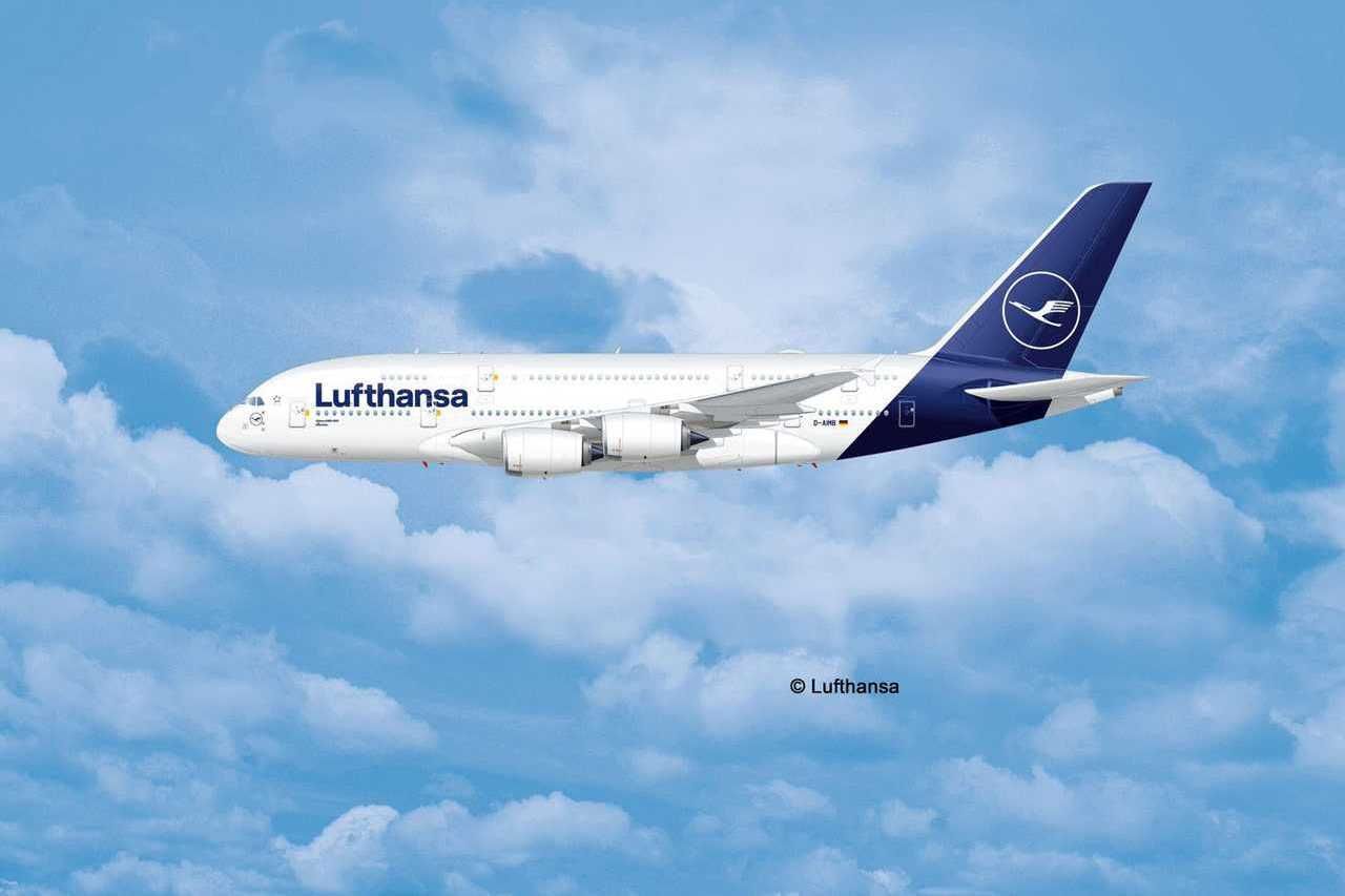 REVELL Plastic ModelKit letadlo 03872 - Airbus A380-800 Lufthansa New Livery (1:144) - obrázek 10