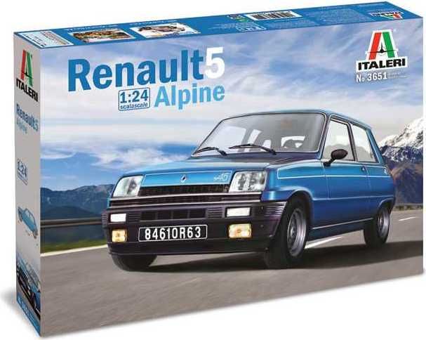 ITALERI Model Kit auto 3651 - Renault 5 Alpine (1:24) - obrázek 1