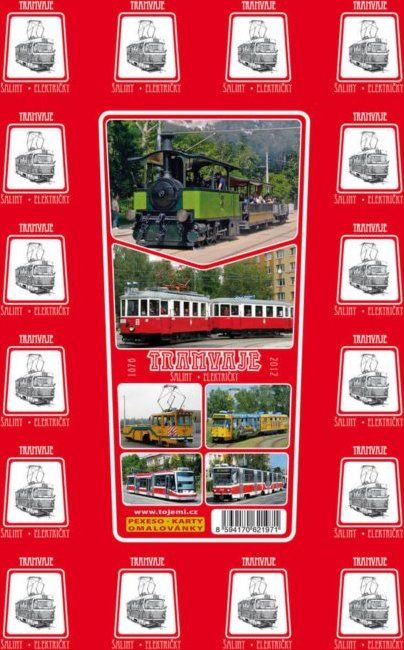 MIČÁNEK Rodinná hra Pexeso: Tramvaje 1876 - 2012 - obrázek 1