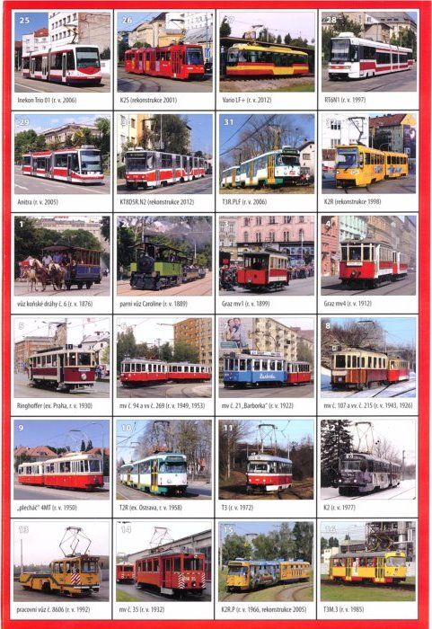 MIČÁNEK Rodinná hra Pexeso: Tramvaje 1876 - 2012 - obrázek 2