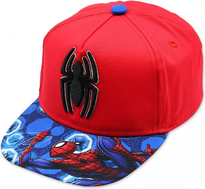 Setino · Hip Hop kšiltovka snapback Spiderman - MARVEL - červená 56 - obrázek 1
