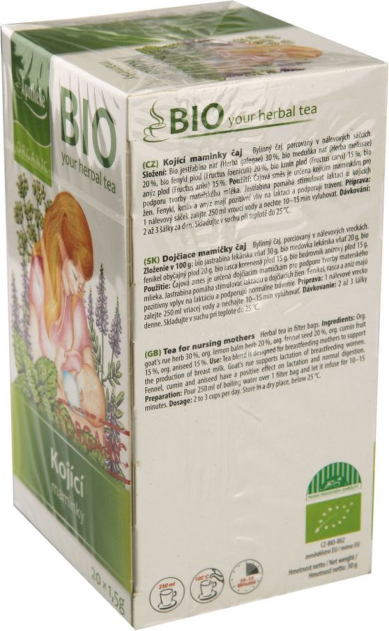 Apotheke BIO Kojící maminky čaj nál.sáčky 20x1.5g - obrázek 2