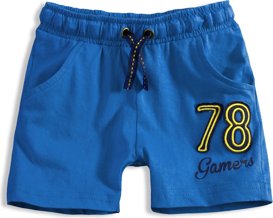 Chlapecké bavlněné šortky KNOT SO BAD GAMERS modré Velikost: 92 - obrázek 1