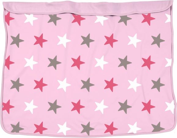 Dooky Deka Blanket Baby Pink / Pink Stars - obrázek 1