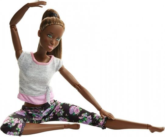 MATTEL Barbie V pohybu - Afroameričanka - obrázek 1
