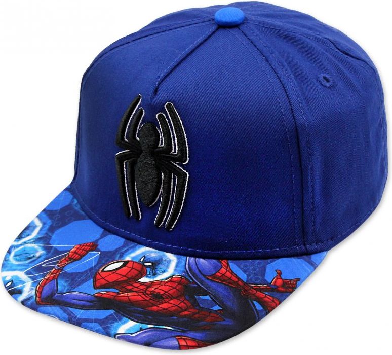 Setino · Chlapecká Hip Hop snapback kšiltovka Spiderman - MARVEL - modrá 56 - obrázek 1