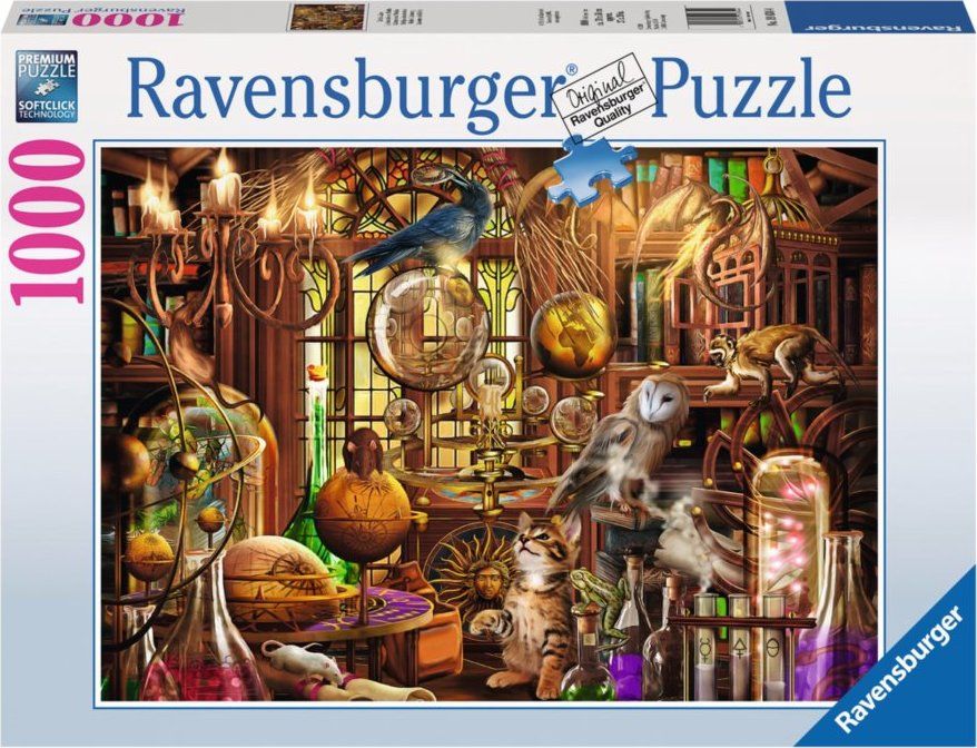 RAVENSBURGER Puzzle Merlinova laboratoř 1000 dílků - obrázek 2
