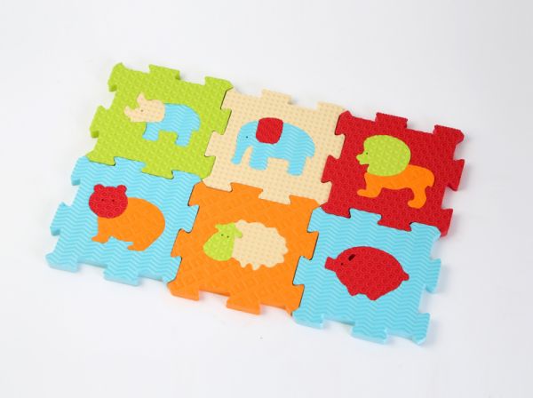 Ludi Puzzle pěnové 46,5x31,5 cm zvířátka - obrázek 1