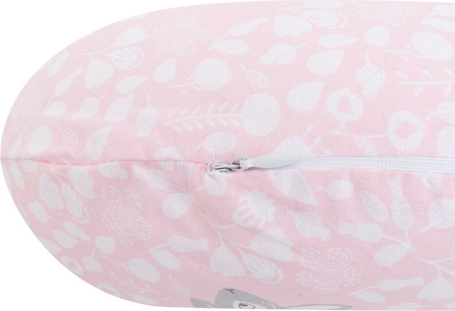 Univerzální kojící polštář ve tvaru C New Baby Králíčci růžový - obrázek 2