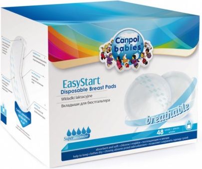 Tampóny do podprsenky Canpol babies EasyStart 48ks - obrázek 1