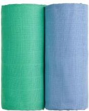 T-tomi Látkové TETRA osušky 100x90 cm 2 ks modrá + zelená - obrázek 1