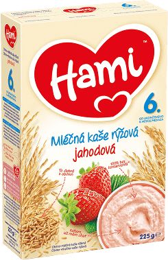 2x HAMI Rýžová s jahodami (225 g) - mléčná kaše - obrázek 2