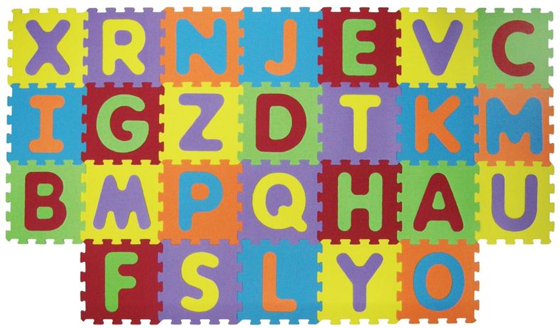 Ludi Puzzle pěnové 199x115 cm písmena - obrázek 1