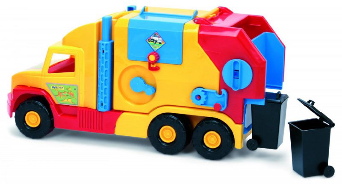 Wader Auto Super Truck popeláři 57 cm v krabici - obrázek 1