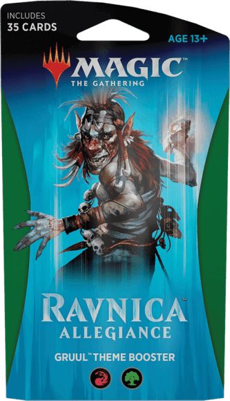 Wizards of the Coast Magic the Gathering Ravnica Allegiance Theme Booster - Gruul - obrázek 1