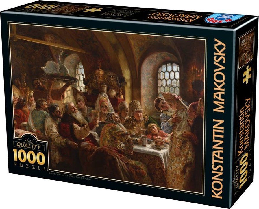 D-TOYS Puzzle Svatební hostina 1000 dílků - obrázek 1