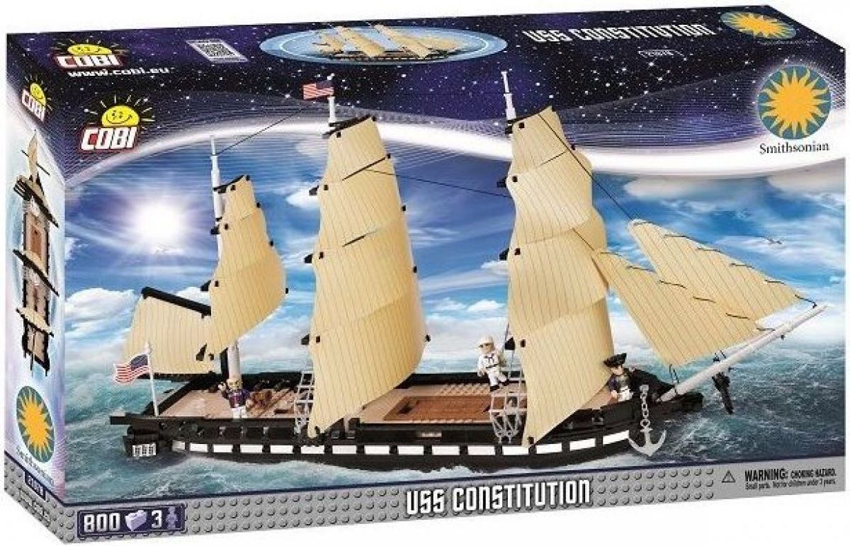 Cobi Smithsonian 21078 Loď USS Constitution - obrázek 1